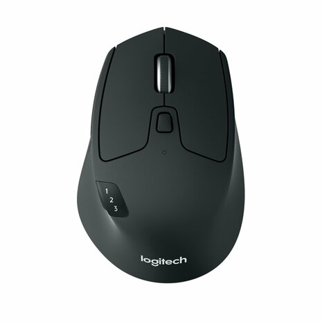 Logitech M720 Triathlon | Draadloze Muis | RF-Draadloos + Bluetooth | 1000 DPI | Zwart