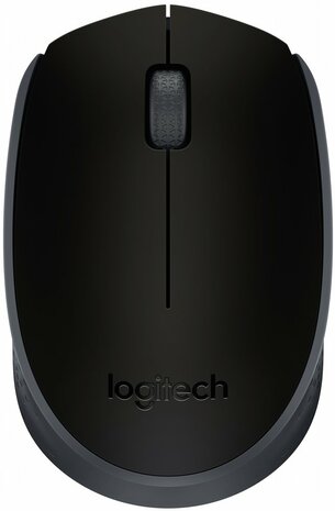 Logitech B170 | Ambidextrous Muis | RF-Draadloos | 1000 DPI | Zwart
