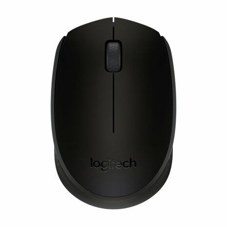 Logitech B170 | Ambidextrous Muis | RF-Draadloos | 1000 DPI | Zwart