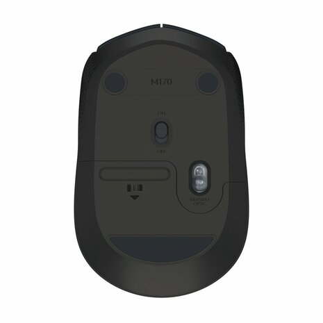 Logitech B170 | Ambidextrous Muis | RF-Draadloos | 1000 DPI | Zwart
