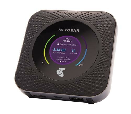 NETGEAR AirCard M1 MR1100-100EUS | Mobiele WiFi (4G LTE) Router | Tot 1 Gbps | Zwart