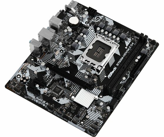 Asrock B760M-HDV/M.2 D4 | Socket LGA 1700 | Intel B760 | 2xDDR4 | Micro-ATX | Moederbord