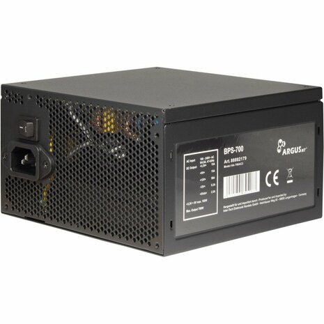 Inter-Tech ArgusNT BPS-700 power supply unit 700 W 20+4 pin ATX ATX Zwart