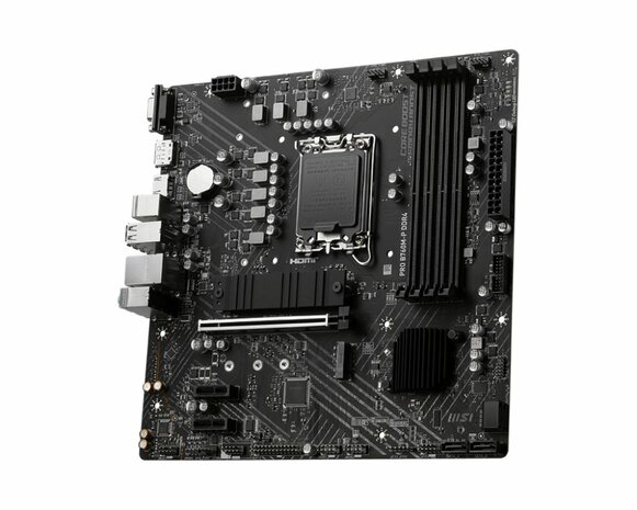 MSI PRO B760M-P | Socket LGA 1700 | Intel B760 | 4xDDR4 | Micro-ATX | Moederbord