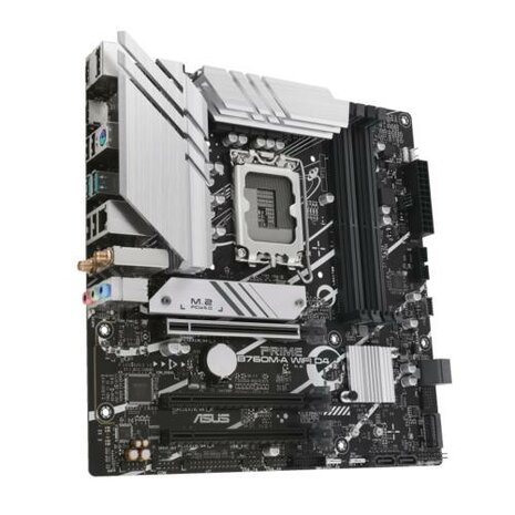 ASUS PRIME B760M-A WIFI D4 | Socket LGA 1700 | Intel B760 | 4xDDR4 | Micro-ATX | Moederbord