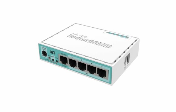 Mikrotik Ethernet LAN Router hEX 5x 1Gbps switch
