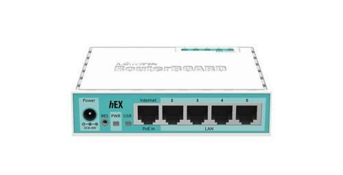 Mikrotik Ethernet LAN Router hEX 5x 1Gbps switch