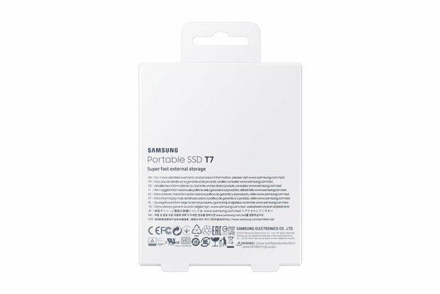 Samsung Portable SSD T7 1000 GB Blauw