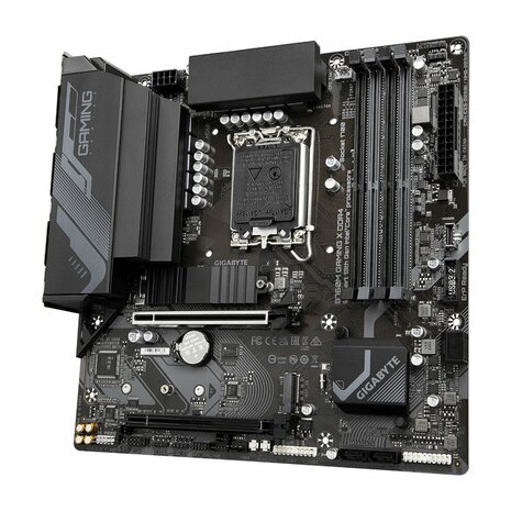 MB Gigabyte B760M GAMING X | Socket LGA 1700 | Intel B760 | 4xDDR4 | Micro-ATX | Moederbord