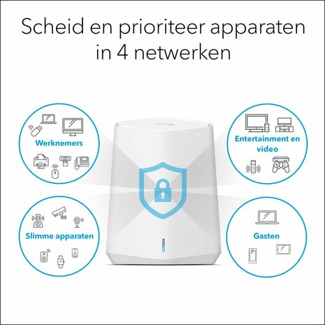 NETGEAR Orbi ProMini AX1800 (2-pack) | Wifi 6 | Whole Home Mesh Wifi-systeem | Gigabit Ethernet Dual-band (2.4 GHz / 5 GHz)