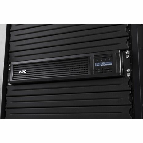 APC Smart-UPS SMT3000RMI2UC | 3000 VA / 2700 W | Rack Mount 2U | 8x IEC C13 & 1x IEC C19 | Pure Sine Wave | SmartConnect & AVR | LCD-scherm
