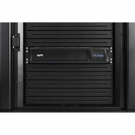 APC Smart-UPS SMT3000RMI2UC | 3000 VA / 2700 W | Rack Mount 2U | 8x IEC C13 & 1x IEC C19 | Pure Sine Wave | SmartConnect & AVR | LCD-scherm