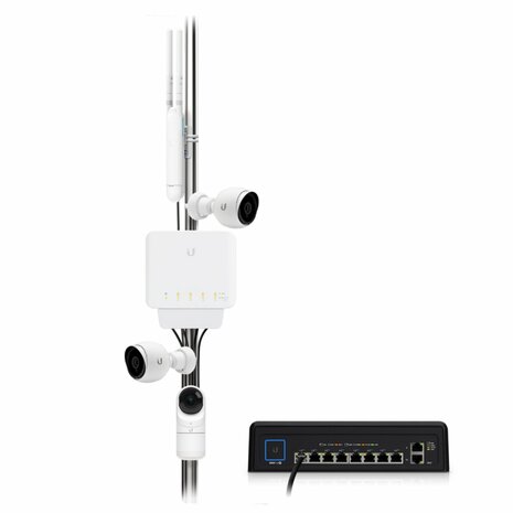 Ubiquiti Networks UniFi USW‑FLEX Managed L2 Gigabit Ethernet (10/100/1000) Power over Ethernet (PoE) Wit