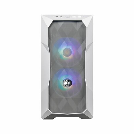 Cooler Master MasterBox TD300 Mesh RGB | Micro Tower Case | Wit
