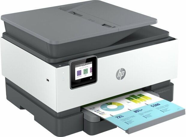 HP OfficeJet Pro HP 9010e All-in-One-printer, Kleur, Printer voor Kleine kantoren, Printen, kopiëren, scannen, faxen, HP+; Geschikt voor HP Instant Ink; Automatische documentinvoer; Dubbelzijdig printen
