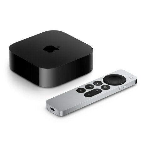 Apple TV 4K Zwart, Zilver 4K Ultra HD 64 GB Wifi