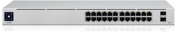 Ubiquiti Networks UniFi 24-Port PoE Managed L2/L3 Gigabit Ethernet (10/100/1000) Power over Ethernet (PoE) 1U Zilver