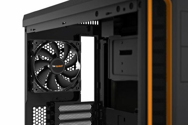 be quiet! Pure Base 600 Window | Midi Tower Case | Zwart/Oranje