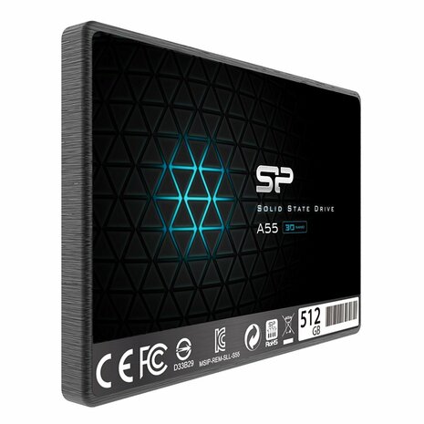 Silicon Power Ace A55 512GB 3D NAND SSD , max R/W 560/530 MB/s