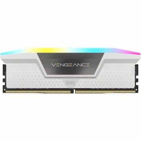 Corsair Vengeance RGB Wit | 32GB 2x16GB DDR5 | 6000MHz | DIMM | CL40 | Geheugenmodule | RAM