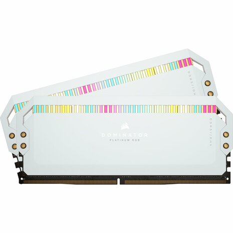 Corsair Dominator Platinum RGB Wit | 32GB 2x16GB DDR5 | 5600MHz | DIMM | CL40 | Geheugenmodule | RAM