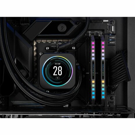 Corsair Dominator Platinum RGB | 32GB 2x16GB DDR5 | 5600MHz | DIMM | CL36 | Geheugenmodule | RAM