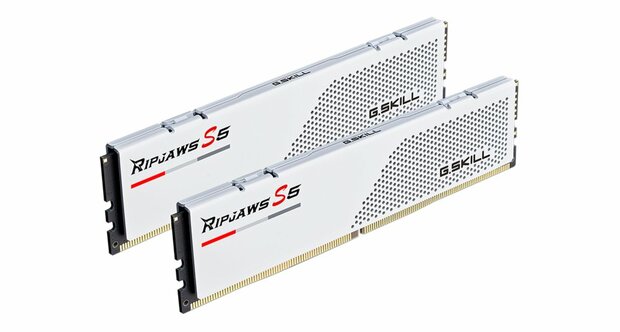 G.Skill Ripjaws S5 Wit | 32GB 2x16GB DDR5 | 5200MHz | DIMM | CL36 | Geheugenmodule | RAM