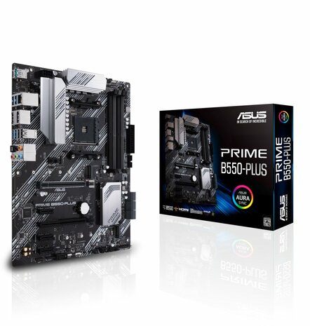 ASUS PRIME B550-PLUS | Socket AM4 | AMD B550 | 4xDDR4 | ATX | Moederbord