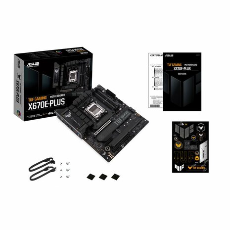 ASUS TUF GAMING X670E-PLUS | Socket AM5 | AMD X670 | 4xDDR5 | ATX | Moederbord