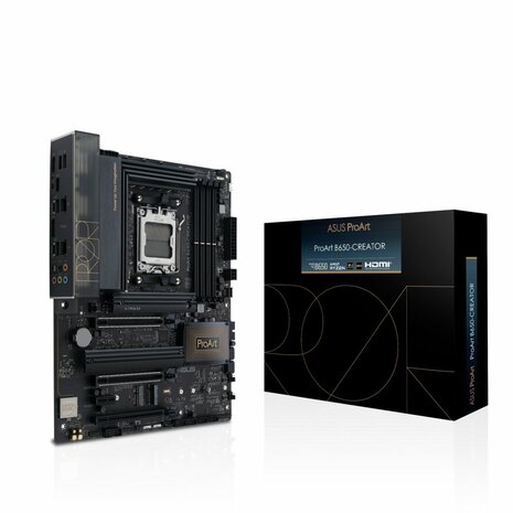 ASUS PROART B650-CREATOR | Socket AM5 | AMD B650 | 4xDDR5 | ATX | Moederbord
