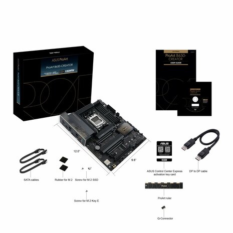 ASUS PROART B650-CREATOR | Socket AM5 | AMD B650 | 4xDDR5 | ATX | Moederbord