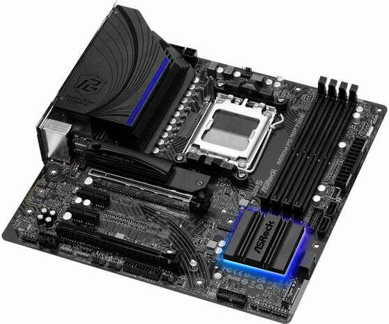 Asrock B650M PG Riptide | Socket AM5 | AMD B650 | 4xDDR5 | Micro-ATX | Moederbord