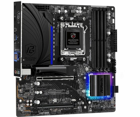 Asrock B650M PG Riptide | Socket AM5 | AMD B650 | 4xDDR5 | Micro-ATX | Moederbord