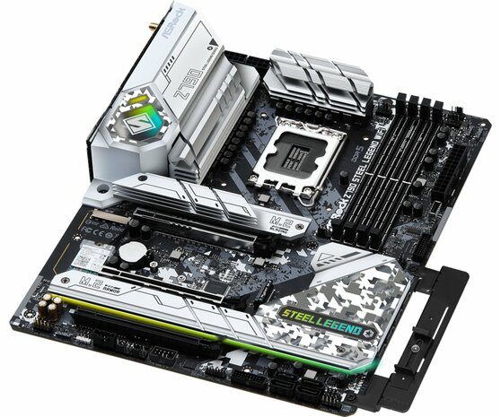 Asrock Z790 Steel Legend WiFi | Socket LGA 1700 | Intel Z790 | 4xDDR5 | ATX | Moederbord