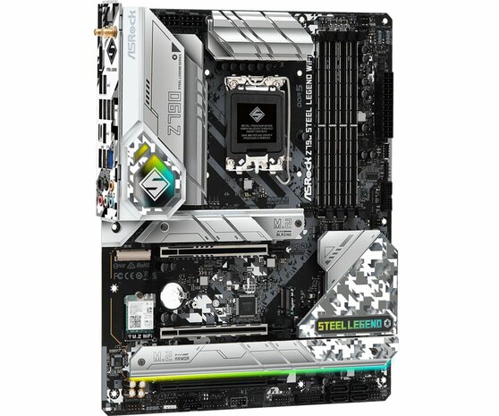 Asrock Z790 Steel Legend WiFi | Socket LGA 1700 | Intel Z790 | 4xDDR5 | ATX | Moederbord