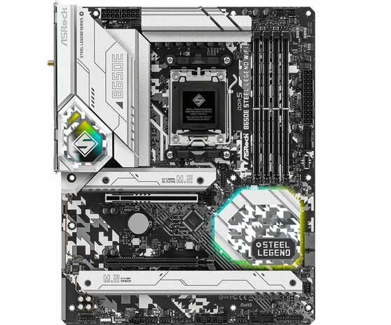 Asrock B650E Steel Legend WiFi | Socket AM5 | AMD B650 | 4xDDR5 | ATX | Moederbord