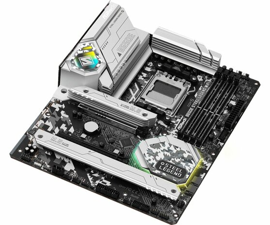 Asrock B650E Steel Legend WiFi | Socket AM5 | AMD B650 | 4xDDR5 | ATX | Moederbord