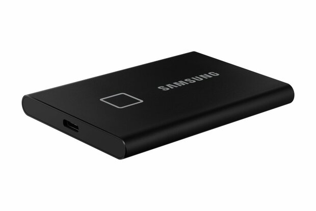 Samsung MU-PC1T0K, T7 Touch, 1000 GB, USB Type-C, 3.2 Gen 2 (3.1 Gen 2), 1050 MB/s, Wachtwoordbeveiliging, Zwart