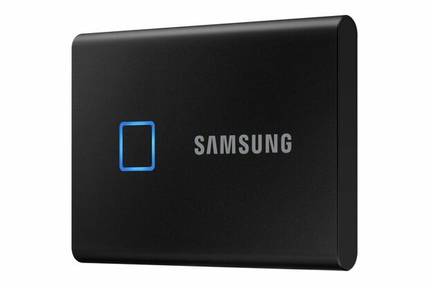 Samsung MU-PC1T0K, T7 Touch, 1000 GB, USB Type-C, 3.2 Gen 2 (3.1 Gen 2), 1050 MB/s, Wachtwoordbeveiliging, Zwart