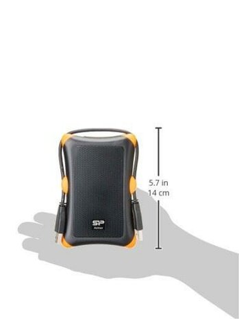 Silicon Power 1TB Rugged Armor A30 schokbestendig, 2.5" USB 3.0 Military Grade Portable Hard Drive