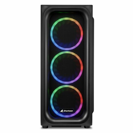 Sharkoon TK5M RGB | Midi Tower Case | Zwart
