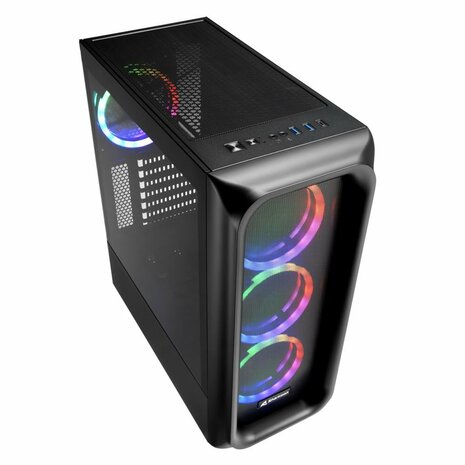 Sharkoon TK5M RGB | Midi Tower Case | Zwart
