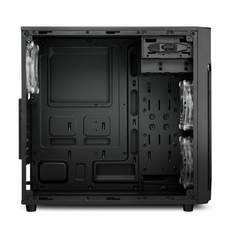 Sharkoon VG6-W RGB | Midi Tower Case | Zwart
