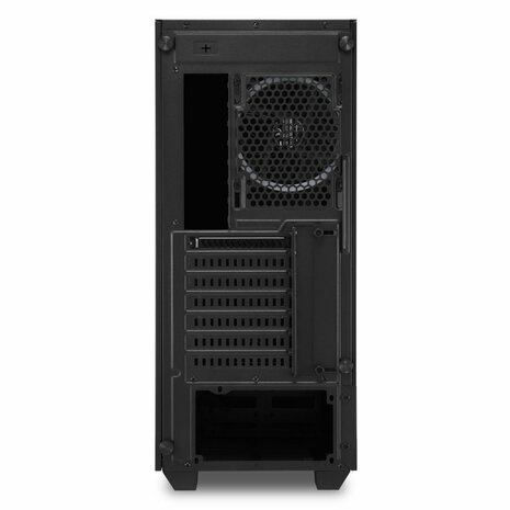 Sharkoon RGB LIT 100 | Midi Tower Case | Zwart
