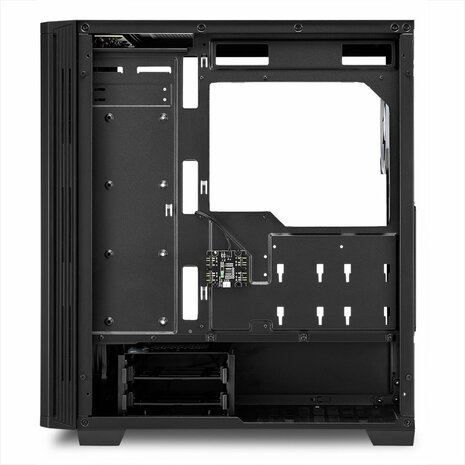 Sharkoon RGB LIT 100 | Midi Tower Case | Zwart