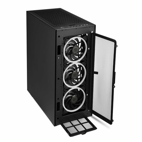 Sharkoon REV300 RGB | Tower Case | Zwart