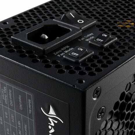 Sharkoon SilentStorm Cool Zero | 850 Watt Gold ATX PSU | Modulair | Power Supply | Voeding