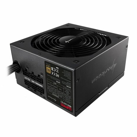 Sharkoon WPM Gold ZERO | 550 Watt Gold ATX PSU | Deels Modulair | Power Supply | Voeding