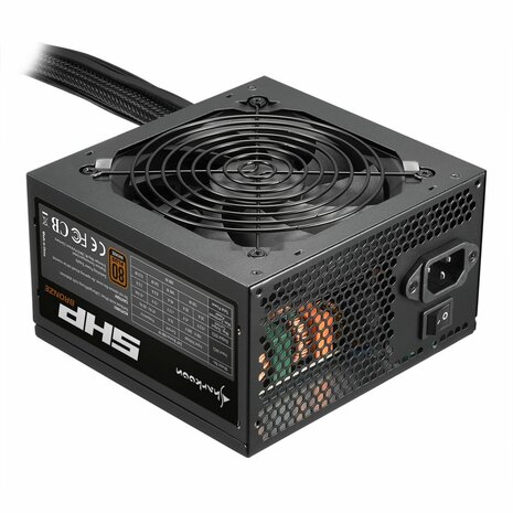 Sharkoon SHP | 600 Watt Bronze ATX PSU | Power Supply | Voeding