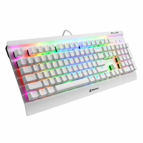 Sharkoon Skiller SGK3 RGB | Bedraad Gaming Toetsenbord | QWERTY | Wit